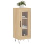 Schrank aus Sperrholz in Eiche Sonoma Farbe 34,5x34x90 cm. von , Sideboards - Ref: Foro24-828791, Preis: 55,56 €, Rabatt: %