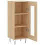 Schrank aus Sperrholz in Eiche Sonoma Farbe 34,5x34x90 cm. von , Sideboards - Ref: Foro24-828791, Preis: 55,56 €, Rabatt: %