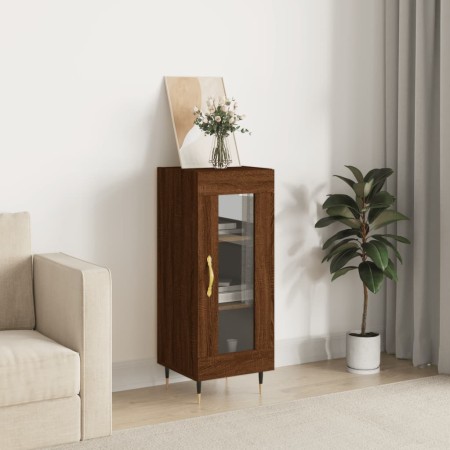 Ingenieurholz-Sideboard in Eichenbraun 34,5x34x90 cm von , Sideboards - Ref: Foro24-828779, Preis: 60,42 €, Rabatt: %