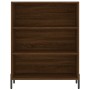 Engineered wood bookshelf in brown oak, 69.5x32.5x90 cm by , Sideboards - Ref: Foro24-828379, Price: 61,87 €, Discount: %