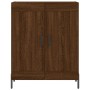 Engineered wood brown oak sideboard 69.5x34x90 cm by , Sideboards - Ref: Foro24-830211, Price: 90,28 €, Discount: %