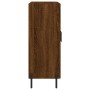 Engineered wood brown oak sideboard 69.5x34x90 cm by , Sideboards - Ref: Foro24-830211, Price: 90,28 €, Discount: %