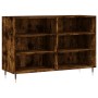 Rauchiger Eichenfurnier-Holzschrank 103,5x35x70 cm von , Sideboards - Ref: Foro24-827105, Preis: 74,12 €, Rabatt: %
