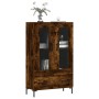 Hoher Schrank aus geräucherter Eichen-Ingenieurholz 69,5x31x115 cm. von , Sideboards - Ref: Foro24-828305, Preis: 90,99 €, Ra...