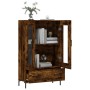 Hoher Schrank aus geräucherter Eichen-Ingenieurholz 69,5x31x115 cm. von , Sideboards - Ref: Foro24-828305, Preis: 90,99 €, Ra...