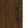 Tall engineered wood sideboard in brown oak 69.5x31x115 cm by , Sideboards - Ref: Foro24-828307, Price: 93,88 €, Discount: %