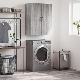 Sonoma gray wall cabinet 69.5x34x90 cm by , Sideboards - Ref: Foro24-828434, Price: 73,54 €, Discount: %