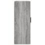 Armario de pared gris Sonoma 69,5x34x90 cm de , Aparadores - Ref: Foro24-828434, Precio: 73,46 €, Descuento: %