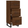 Engineered wood brown oak sideboard 34.5x34x90 cm by , Sideboards - Ref: Foro24-828635, Price: 78,57 €, Discount: %