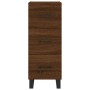 Engineered wood brown oak sideboard 34.5x34x90 cm by , Sideboards - Ref: Foro24-828635, Price: 78,57 €, Discount: %
