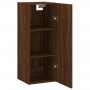 Armario de pared marrón roble 34,5x34x90 cm de , Aparadores - Ref: Foro24-828843, Precio: 47,66 €, Descuento: %