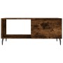 Mesa de centro madera contrachapada roble ahumado 90x50x40 cm de , Mesas de centro - Ref: Foro24-829233, Precio: 46,89 €, Des...
