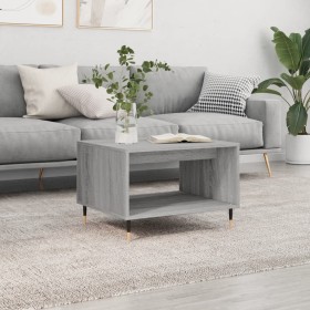 Mesa de centro madera de ingeniería gris Sonoma 60x50x40 cm de , Mesas de centro - Ref: Foro24-829250, Precio: 44,52 €, Descu...