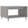 Engineered wood Sonoma gray coffee table 60x50x40 cm by , Coffee table - Ref: Foro24-829250, Price: 44,52 €, Discount: %