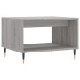 Engineered wood Sonoma gray coffee table 60x50x40 cm by , Coffee table - Ref: Foro24-829250, Price: 44,52 €, Discount: %
