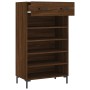 Ingenieurholzschuhmacher Eiche braun 60x35x105 cm von , Schränke und Lagerung - Ref: Foro24-829619, Preis: 79,87 €, Rabatt: %