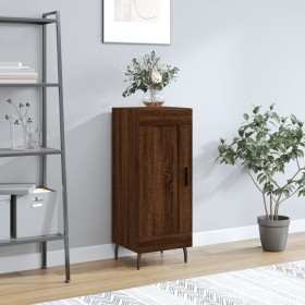 Engineered wood brown oak sideboard 34.5x34x90 cm by , Sideboards - Ref: Foro24-830467, Price: 70,56 €, Discount: %