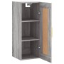 Wandschrank aus Sonoma-Eichenholzoptik 34,5x34x90 cm von , Sideboards - Ref: Foro24-830490, Preis: 50,00 €, Rabatt: %