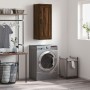 Engineered wood brown oak wall cabinet 34.5x34x90 cm by , Sideboards - Ref: Foro24-830515, Price: 55,28 €, Discount: %