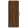 Wandschrank aus braunem Eichenfurnierholz 34,5x34x90 cm von , Sideboards - Ref: Foro24-830515, Preis: 55,22 €, Rabatt: %