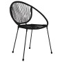Gartenstühle, 2 Stück, Schwarz, aus PVC-Rattan von , Gartenstühle - Ref: Foro24-48566, Preis: 206,66 €, Rabatt: %