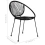 Gartenstühle, 2 Stück, Schwarz, aus PVC-Rattan von , Gartenstühle - Ref: Foro24-48566, Preis: 206,66 €, Rabatt: %