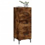 Ingenieurholz-Vitrine, geräucherter Eichenholz-Look, 34,5x34x90 cm. von , Sideboards - Ref: Foro24-828609, Preis: 75,82 €, Ra...