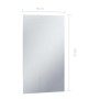 Badezimmerspiegel mit LED-Beleuchtung 60x100 cm von , Spiegel - Ref: Foro24-144713, Preis: 78,98 €, Rabatt: %