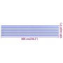 Toldo para balcón HDPE azul y blanco 120x600 cm de , Sombrillas - Ref: Foro24-310895, Precio: 28,81 €, Descuento: %
