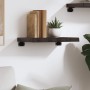Wall shelf made of treated dark brown oak wood 40x20x4 cm by , Shelves and shelves - Ref: Foro24-363744, Price: 13,66 €, Disc...