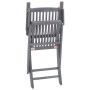Folding garden chairs 4 pcs cushions solid acacia wood by vidaXL, Garden chairs - Ref: Foro24-3064528, Price: 186,79 €, Disco...