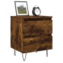 Nachttisch aus geräucherter Eichen-Ingenieurholz 40x35x50 cm. von , Nachttische - Ref: Foro24-826886, Preis: 43,57 €, Rabatt: %