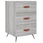 Bedside table made of gray Sonoma engineered wood, 40x40x66 cm. by , Nightstands - Ref: Foro24-827634, Price: 61,88 €, Discou...