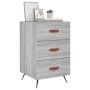 Mesita de noche madera de ingeniería gris Sonoma 40x40x66 cm de , Mesitas de noche - Ref: Foro24-827634, Precio: 61,88 €, Des...