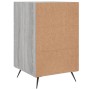 Bedside table made of gray Sonoma engineered wood, 40x40x66 cm. by , Nightstands - Ref: Foro24-827634, Price: 61,88 €, Discou...