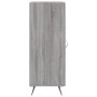 Ingenieurholz-Sideboard in Sonoma-Grau 34,5x34x90 cm von , Sideboards - Ref: Foro24-828770, Preis: 43,73 €, Rabatt: %