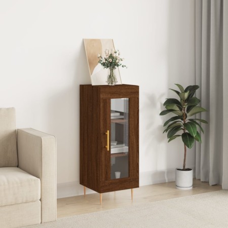 Ingenieurholz-Sideboard in Eichenbraun 34,5x34x90 cm von , Sideboards - Ref: Foro24-828787, Preis: 56,17 €, Rabatt: %