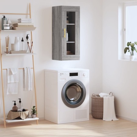 Armario de pared gris Sonoma 34,5x34x90 cm de , Aparadores - Ref: Foro24-828906, Precio: 52,33 €, Descuento: %