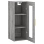 Armario de pared gris Sonoma 34,5x34x90 cm de , Aparadores - Ref: Foro24-828906, Precio: 52,33 €, Descuento: %