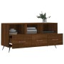 TV-Möbel aus braunem Eichenfurnierholz, 102x36x50 cm. von , TV-Möbel - Ref: Foro24-829011, Preis: 56,05 €, Rabatt: %