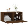 Wandschrank aus braunem Eichenholz 80x36,5x35 cm. von , Schließfächer und Lagerschränke - Ref: Foro24-830059, Preis: 32,80 €,...