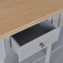 Gray MDF console table 120x30x76 cm by , Side tables - Ref: Foro24-280017, Price: 153,27 €, Discount: %
