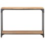 Solid acacia wood console table 110x30x75 cm by , Side tables - Ref: Foro24-320261, Price: 128,80 €, Discount: %
