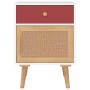 Nachttische 2 Stück aus weißem Sperrholz 40x30x55 cm von , Nachttische - Ref: Foro24-352143, Preis: 94,16 €, Rabatt: %