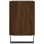 Engineered wood brown oak bedside table 40x30x50 cm by , Nightstands - Ref: Foro24-826810, Price: 38,82 €, Discount: %