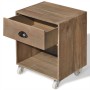 Braune Nachttische, 2 Stück Massivholz von , Nachttische - Ref: Foro24-243162, Preis: 110,93 €, Rabatt: %