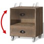 Braune Nachttische, 2 Stück Massivholz von , Nachttische - Ref: Foro24-243162, Preis: 110,93 €, Rabatt: %