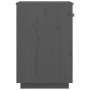 Massiver Schreibtischschrank aus grauer Kiefer 40x50x75 cm von , Schließfächer und Lagerschränke - Ref: Foro24-820099, Preis:...