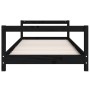 Bed frame for children made of black pine wood 80x160 cm by , Cribs and beds for children - Ref: Foro24-834401, Price: 105,08...