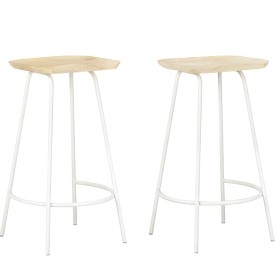 Taburetes de cocina 2 unidades madera maciza de mango de , Taburetes de cocina - Ref: Foro24-320649, Precio: 174,83 €, Descue...